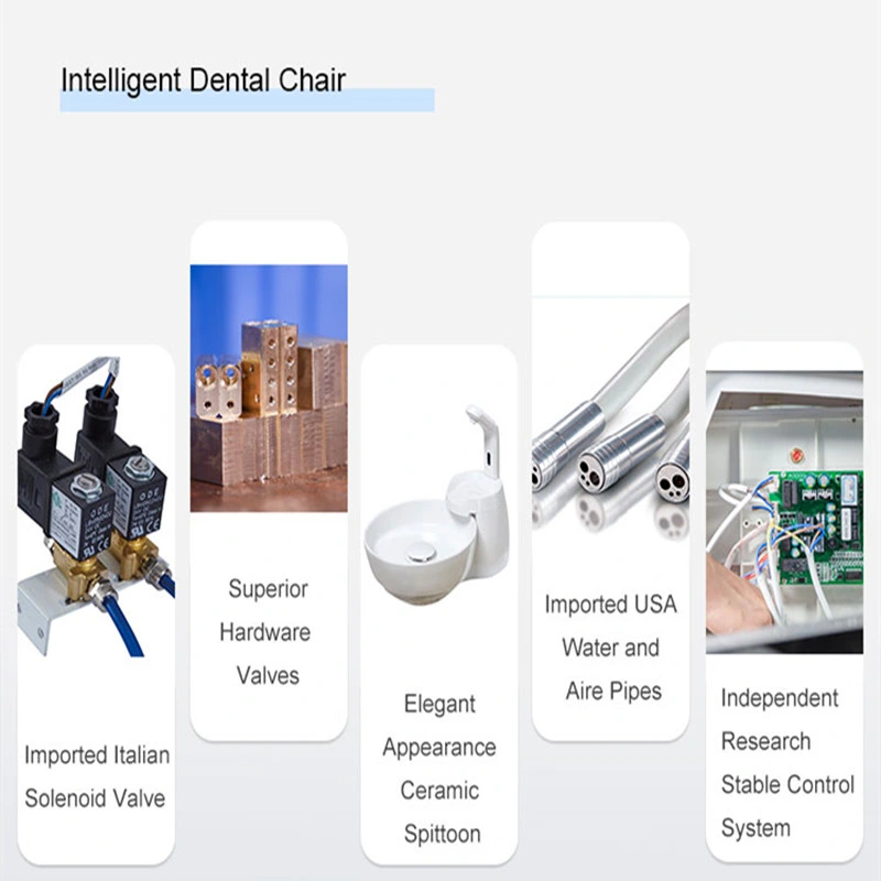 Factory Direct Supply Medical Integral Dental Unit Chair with CE Approved LED Curing Light