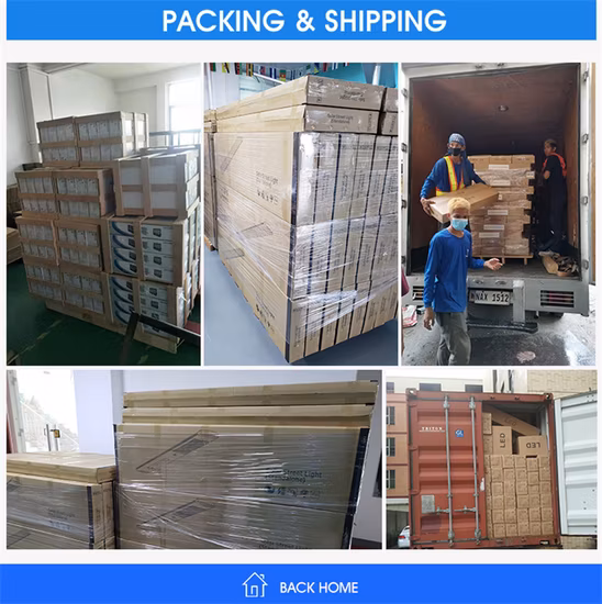 Lâmpada de iluminação 1000 Watt Streer Street LED Street Standing Stadium Solar Street Light