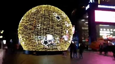 Bola de Natal de rua montada em poste de LED LED do Dia Nacional