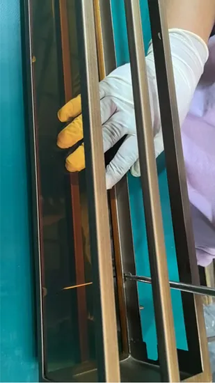 Candeeiro de chão moderno de cabeceira de hotel em abajur de tecido preto