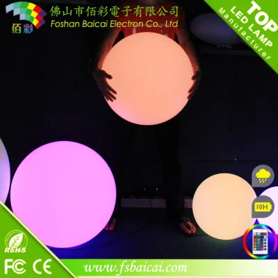 Bola de luz de LED que muda de cor