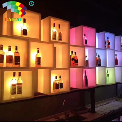 Móveis para casa de LED que mudam de cor de plástico